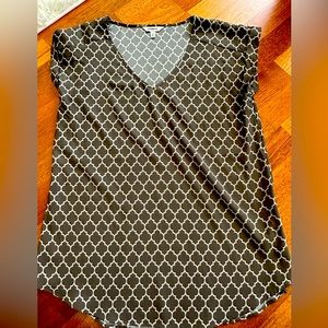 Express business casual silk shirt